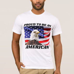 4. JULI STOLZ AMERIKANISCHE PATRIOTISCHE T - SHIRT