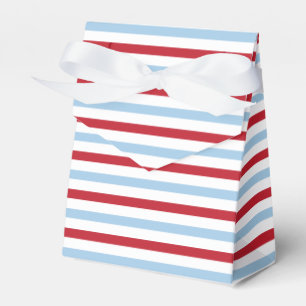 4. Juli Striped Favor Box Geschenkschachtel