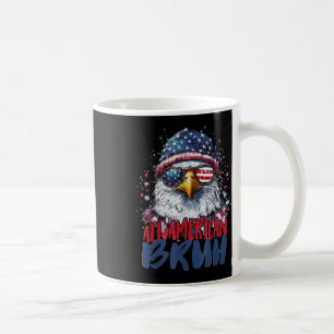 4. Juli T-Shirt All American Bruh Eagle Kinder Tee Kaffeetasse