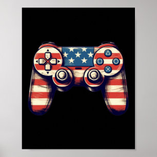 4. Juli T Shirt Videospiel Kinder Jungs Männer Poster