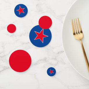 4. Juli Table Confetti Konfetti