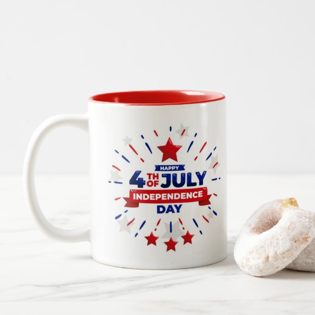 4. Juli Tasse (Mit Donut)
