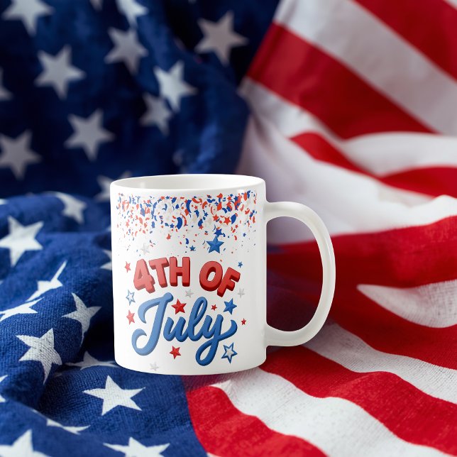 4. Juli-Tasse Kaffeetasse (Von Creator hochgeladen)