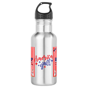 4. Juli-Tasse mit America Ya'll Edelstahlflasche