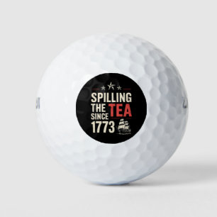 4. Juli Tratschen seit 1773 Patriotisch Golfball