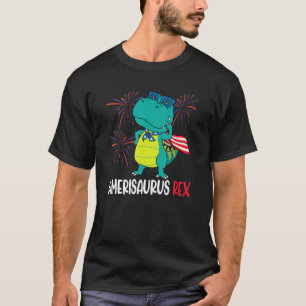 4. Juli Trex Amerisaurus Patriot Dinosaur T-Shirt