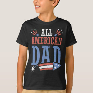 4. Juli - Unabhängigkeit des amerikanischen Vaters T-Shirt