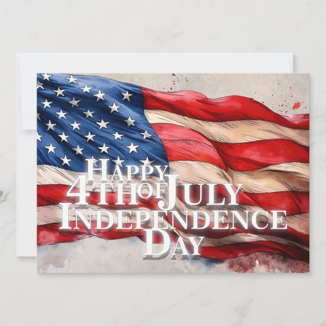 4. Juli - Unabhängigkeitstag (Vorderseite)