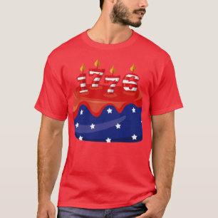 4. Juli Unabhängigkeitstag 1776 USA - Preis T-Shirt