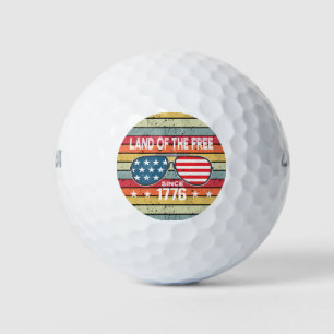 4. Juli Unabhängigkeitstag 1776 Vintag Golfball