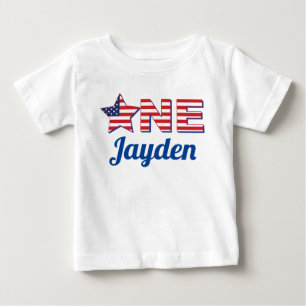 4. Juli Unabhängigkeitstag 1. Geburtstag Baby T-shirt