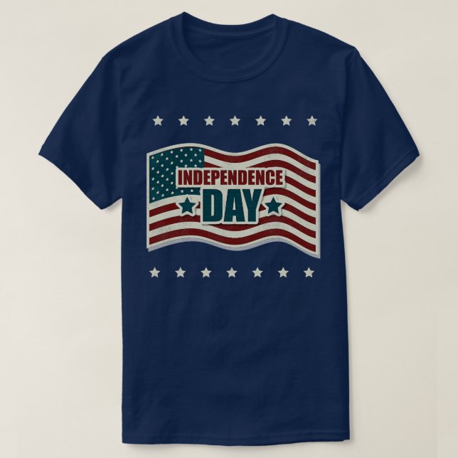 4. Juli Unabhängigkeitstag (8) T-Shirt (Design vorne)