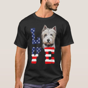 4. Juli Unabhängigkeitstag Amerikanische Flagge Gr T-Shirt