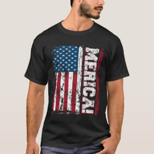 4. Juli Unabhängigkeitstag Amerikanische Flagge Pa T-Shirt
