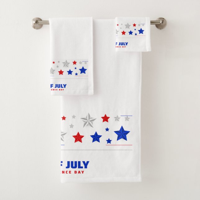 4. Juli Unabhängigkeitstag Badhandtuch Set (Insitu)