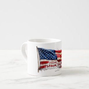 4. Juli - Unabhängigkeitstag Espressotasse