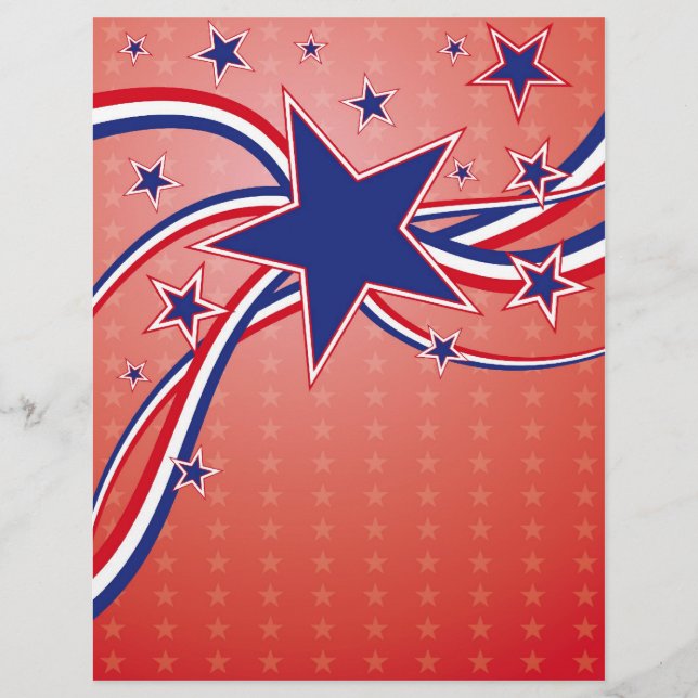 4. Juli - Unabhängigkeitstag Flyer (Vorne)