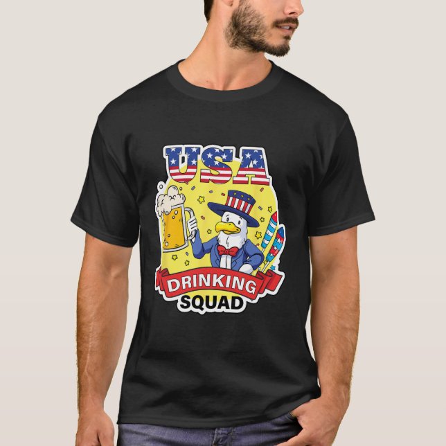 4. Juli Unabhängigkeitstag Fu T-Shirt (Vorderseite)