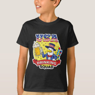 4. Juli Unabhängigkeitstag Fu T-Shirt