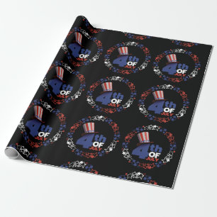 4. Juli Unabhängigkeitstag Geschenkpapier