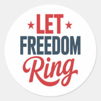 4. Juli Unabhängigkeitstag Lass Freiheitsring