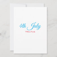 4. Juli Unabhängigkeitstag Name Text anpassen