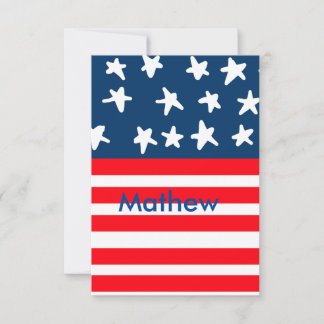 4. Juli Unabhängigkeitstag: Namenstext US-Flagge h