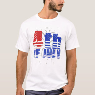 4. Juli Unabhängigkeitstag Onkel Sam Hut Amerika T-Shirt
