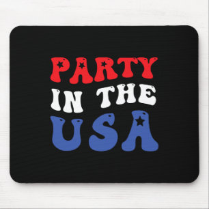 4. Juli Unabhängigkeitstag Party in den USA Mousepad