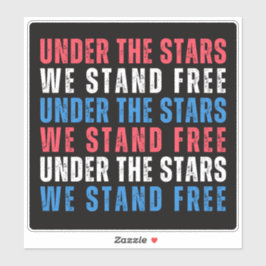 4. Juli Unabhängigkeitstag Patriotischer Sticker