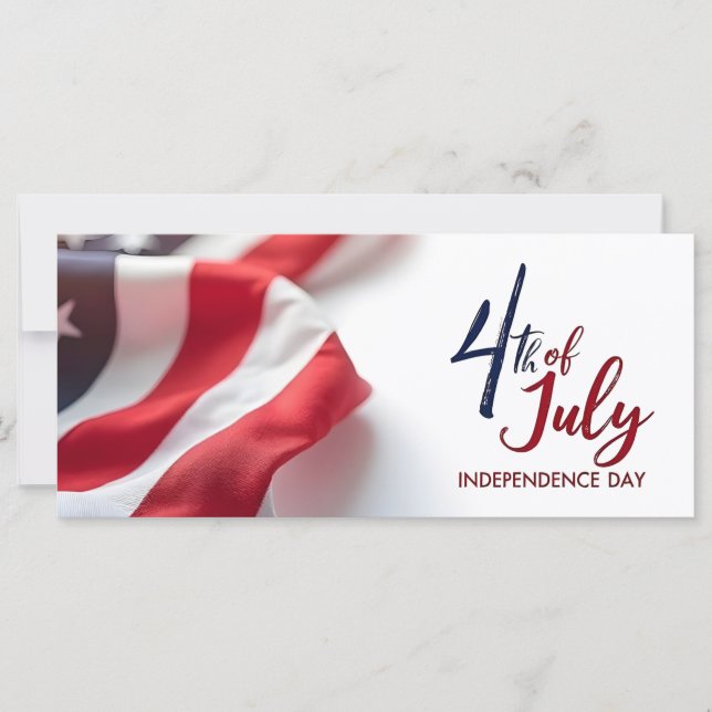 4. Juli Unabhängigkeitstag Patriotisches Design (Vorderseite)
