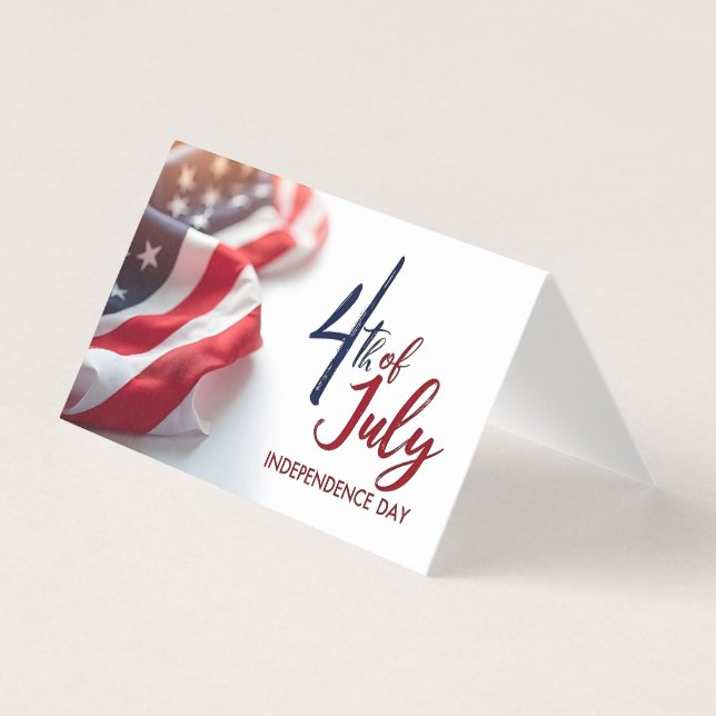 4. Juli Unabhängigkeitstag Patriotisches Design (Vorderseite)