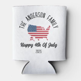 4. Juli Unabhängigkeitstag Personalisierter Name Dosenkühler