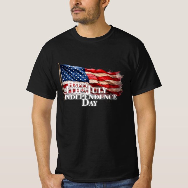 4. Juli - Unabhängigkeitstag T-Shirt (Vorderseite)
