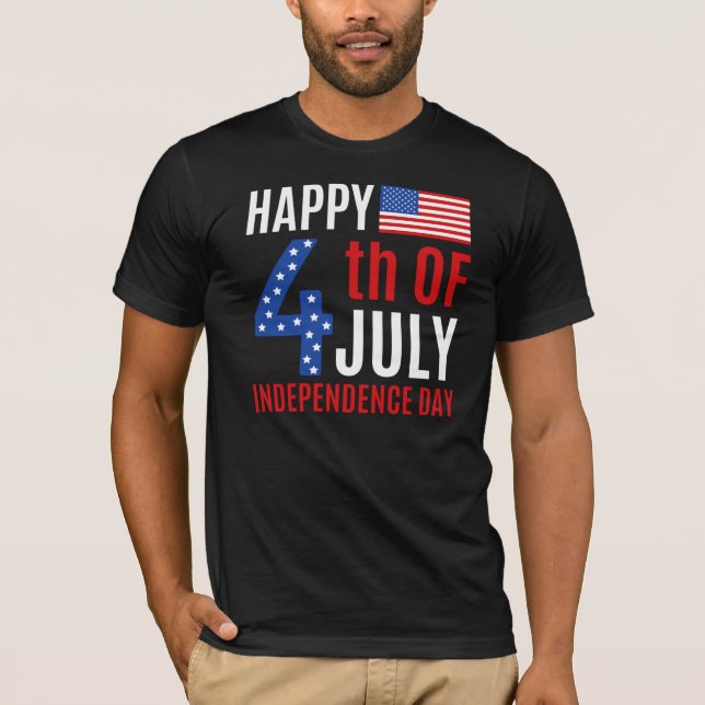 4. Juli Unabhängigkeitstag T-Shirt (Vorderseite)