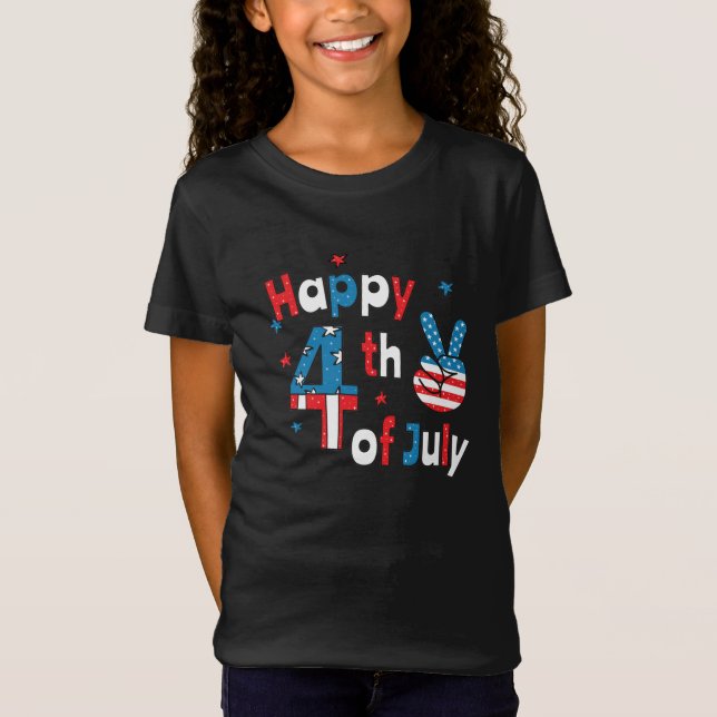 4. Juli Unabhängigkeitstag T-Shirt (Vorderseite)