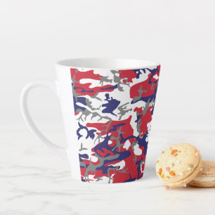 4. Juli, Unabhängigkeitstag, Tarnfarbe Grau Milchtasse
