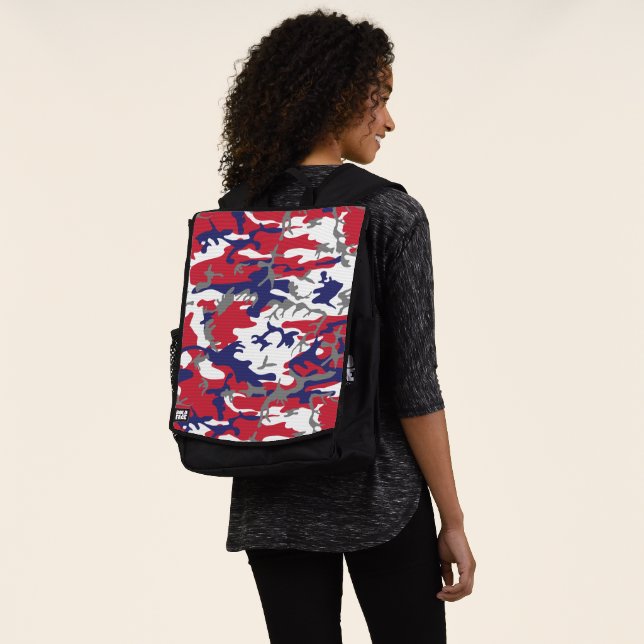 4. Juli, Unabhängigkeitstag, Tarnfarbe Grau Rucksack (Ausgewaschen)