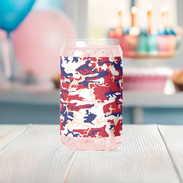 4. Juli, Unabhängigkeitstag, Tarnung Beige Dosenglas (Insitu (Baby Party))
