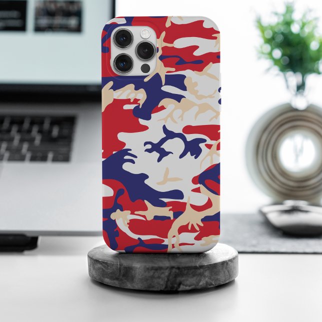 4. Juli, Unabhängigkeitstag, Tarnung Beige iPhone Hülle (Von Creator hochgeladen)