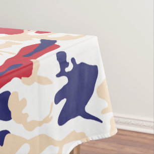 4. Juli, Unabhängigkeitstag, Tarnung Beige Tischdecke