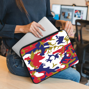 4. Juli, Unabhängigkeitstag, Tarnung Gold Laptopschutzhülle