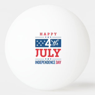 4. Juli Unabhängigkeitstag Tischtennisball