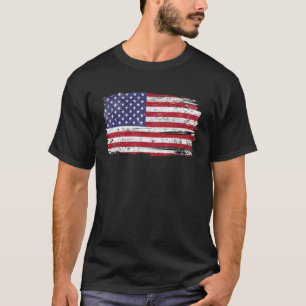 4. Juli Unabhängigkeitstag US-amerikanische Flagge T-Shirt