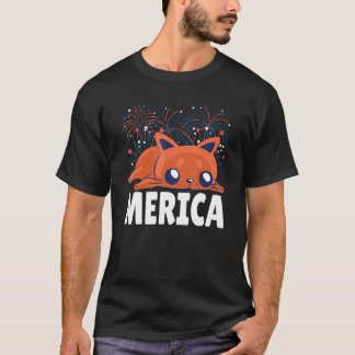 4. Juli Unabhängigkeitstag USA Amerikanisch Süße K T-Shirt