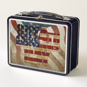 4. Juli Unabhängigkeitstag V3.0 2020 Metall Brotdose