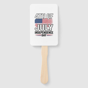 4. Juli Unabhängigkeitstag Vintage-Shirt-Design_ Fächer