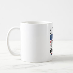 4. Juli Unabhängigkeitstag Vintage-Shirt-Design_ Kaffeetasse