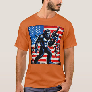 4. Juli US-amerikanische Flagge T-Shirt