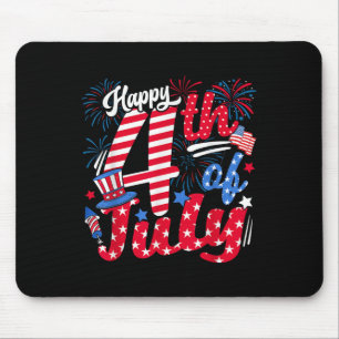 4. Juli US Flag American 4. Juli Ind. Mousepad